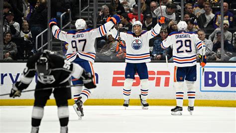 Oilers beat Kings 3-1, move into 2nd place in Pacific